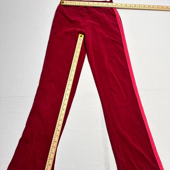 Modo International Size Small Vintage Y2K Flared Pink Flared Leggings - Picture 3 of 5